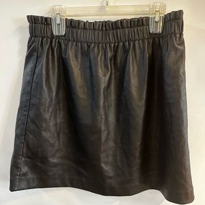 Loft Faux Leather Skirt